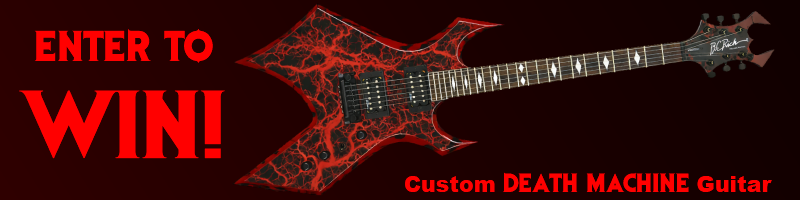 Enter to win a custom Death Machine Guitar! But not really...