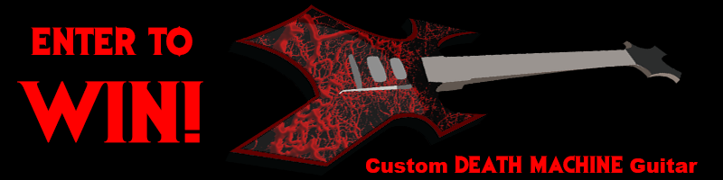 Enter to win a custom Death Machine Guitar! But not really...